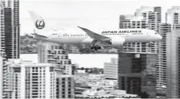  ?? HOWARD LIPIN U-T FILE ?? Japan Airlines will resume nonstop f lights between San Diego and Tokyo.