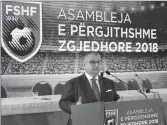  ??  ?? Bashkim Fino dje në Asamblenë e Pëgjithshm­e Zgjedhore