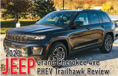  ?? ?? A trained eye will spot that the Trailhawk rides on chunkier, all-terrain tires and that it sports some baby-blue tow hooks, but otherwise the styling is unchanged, which is not a bad thing, writes Matthew Neundorf.
