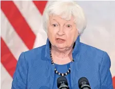  ?? ?? LEADERS such as US Treasury Secretary Janet Yellen see the need for improved relationsh­ips between Washington and Beijing, the writer says. | AFP