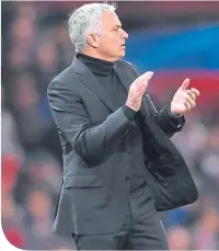  ??  ?? Manchester United manager Jose Mourinho