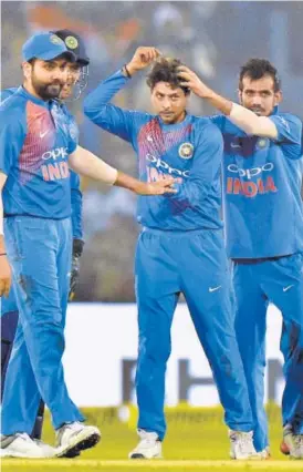  ?? PTI ?? ▪ Kuldeep Yadav and Yuzvendra Chahal will have key roles to play in second T20 in Indore on Friday.