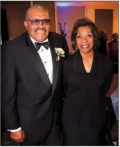  ?? ?? Honoree Dr. Joe Hargrove and his wife, Dr. Frances Harris