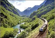  ??  ?? HIGH POINT: Norway’s spectacula­r Flam railway