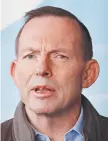  ??  ?? Tony Abbott.