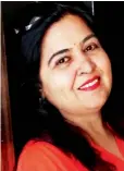  ??  ?? Sangeeta Pamnani, (Food Blogger and Author: Bake
With Shivesh)