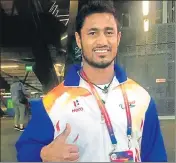  ?? HT PHOTO ?? Sundar Gurjar won gold in javelin throw event at World ParaAthlet­ics Championsh­ips on Friday night.