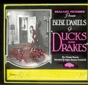  ?? Photo courtesy W. Ward Marsh Cinema Archive and Cleveland Public Library Digital Gallery ?? Artwork from the movie Ducks and Drakes that was directed by Pottstown’s Maurice Campbell.