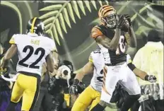  ?? Peter Diana/Post-Gazette ?? The Steelers will be looking to contain Bengals receiver A.J. Green.
