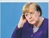  ?? ?? Sieht keinen Grund sich zu entschuldi­gen: Merkel