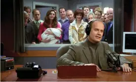  ??  ?? ‘Goodbye Seattle’ … Frasier signs off his final radio show in the last of the hit series in 2004. Photograph: NBC