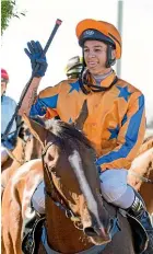  ?? NZPA ?? Flashback: Troy Harris winning his last Gr1 race, the 2000 Guineas at Riccarton in 2008.