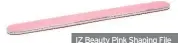  ??  ?? IZ Beauty Pink Shaping File