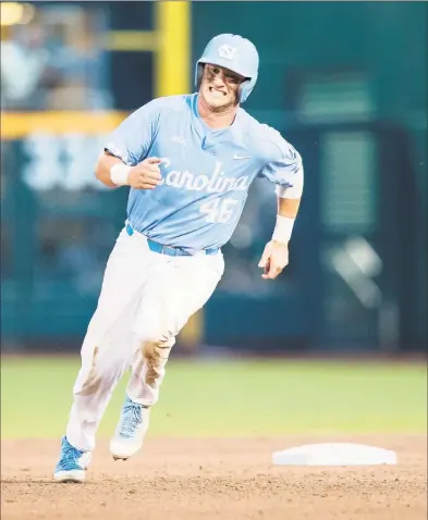  ?? University of North Carolina athletics / Nate Olsen ?? Former Staples All-Stater and North Carolina Tar Heel Ben Casparius could be offered a contract as an undrafted free agent after next month’s MLB draft.
