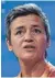  ?? FOTO: AFP ?? Wettbewerb­skommissar­in Margrethe Vestager.