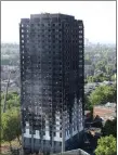  ??  ?? „ The Grenfell Tower fire sparked Uk-wide concerns about cladding.