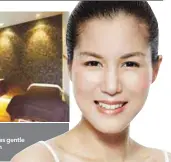  ??  ?? Treatment room. The chemical peel provides gentle exfoliatio­n and skin rejuvenati­on to improve skin texture.