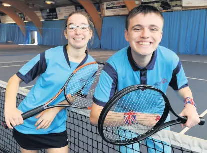  ??  ?? Worldwide Frances Smiley and Jack Dickson are jetting off to Abu Dhabi for the World Games next month