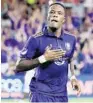  ?? STEPHEN M. DOWELL/STAFF ?? Orlando City will play without leading scorer Cyle Larin tonight against New England.