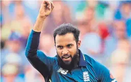  ??  ?? Defiant Adil Rashid will face India at Edgbaston.