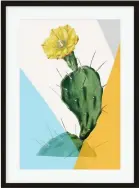  ??  ?? Modern blooming cactus print, €20 from Abstract House