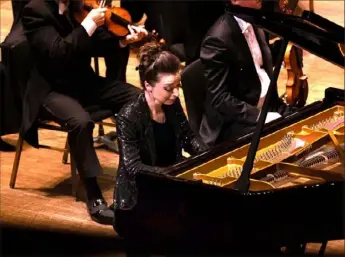  ?? Pittsburgh Symphony Orchestra ?? Pianist Ylianna Avdeeva performs Prokofiev’s third piano concerto with the Pittsburgh Symphony on Friday. Russian by birth, Ms. Avdeeva now is based in Germany.