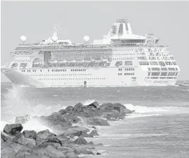  ?? LYNNE SLADKY/AP ?? Royal Caribbean adds an online way to muster before setting sail.