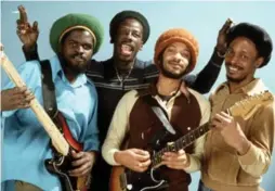  ?? TORONTO STAR FILE PHOTO ?? The Leroy Sibbles Band: Tony Benbow, Anthony Campbell, Sibbles, Tony Bassman.