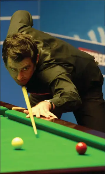  ??  ?? Ronnie O’Sullivan says snooker is becoming a ‘nothing type sport’.