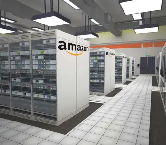  ??  ?? Amazon has invested heavily in building data centres in Dublin.
