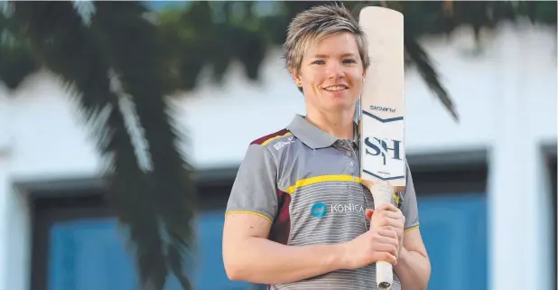  ?? Picture: TARA CROSER ?? BIG ADDITION: Cricketer Jess Duffin from Queensland Fire ahead of their first game on the Gold Coast today.