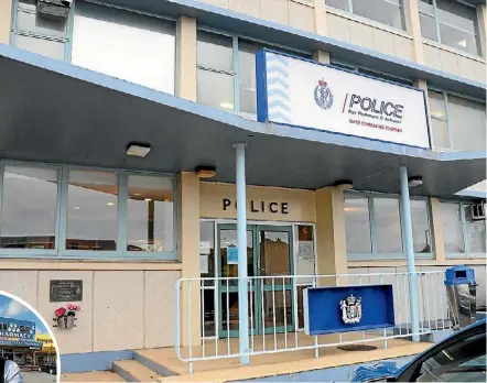  ?? PHOTO: VIRGINIA FALLON/FAIRFAX NZ ?? Porirua Police Station has been closed at weekends for a year. Left, Porirua Mayor Mike Tana.