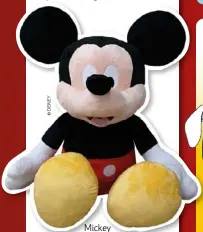  ??  ?? Mickey measures 127cm