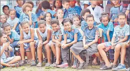  ?? Picture: RAMA ?? Students of Holy Trinity Anglican School during the Fiji Day celebratio­n.