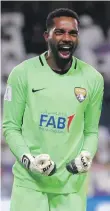  ??  ?? Khalid Essa produced two fine saves in the penalty shootout