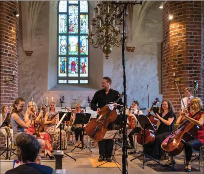  ?? Foto: PatricK Bagge ?? Kimitoöns Musikfests­pel avslutades med konserten ”Grande Finale” i Kimito kyrka.