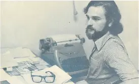 ??  ?? Daniel Alcoba. En 1973, ya en el país, tras la amnistía del 25 de mayo.