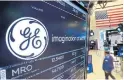  ??  ?? GE has learned it will be removed from the Dow Jones Industrial Average.