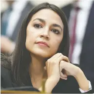  ?? MANDEL NGAN / AFP VIA GETTY IMAGES ?? Rep. Alexandria Ocasio-Cortez (D-NY). AOC and her troops are about demanding, rejecting, confrontin­g
and insisting, Kelly McParland writes.