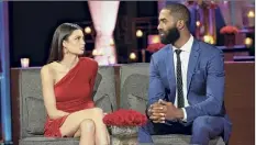  ?? Craig Sjodin / Washington Post News Service ?? Rachael Kirkconnel­l and Matt James on the finale of “The Bachelor.”