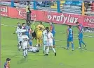  ??  ?? El Albacete hizo el 0-1convirtie­ndo un penalti