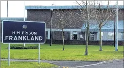  ??  ?? Frankland jail near Durham where Sutcliffe, 70, will die behind bars