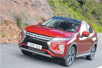  ??  ?? Der neue Eclipse Cross soll die Marke Mitsubishi wieder stärker in den Blickpunkt rücken.