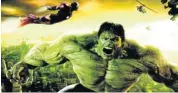  ??  ?? TEST OF FAITH: The Incredible Hulk