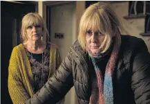  ?? ?? i Humanity in all its messy glory: Happy Valley’s Siobhan Finneran, Sarah Lancashire, Derek Riddell and Rhys Connah
