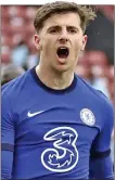  ??  ?? ON THE LEVEL: Mason Mount celebrates Chelsea’s equaliser