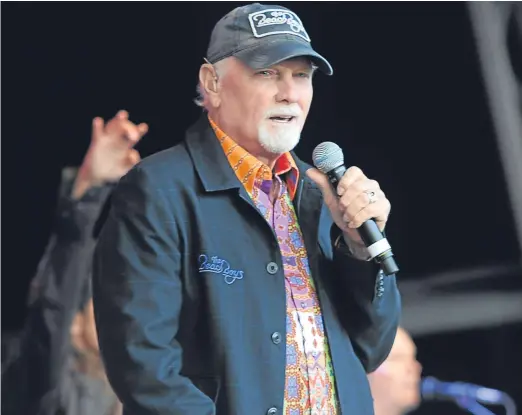  ?? Picture: Kim Cessford. ?? Founding member of the Beach Boys Mike Love takes to the stage at East Links, Montrose.