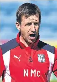  ??  ?? Neil McCann has enjoyed two ‘high-tempo’ sessions.
