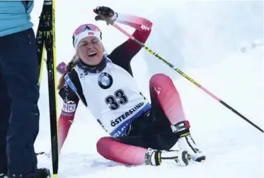  ?? FOTO: NTB SCANPIX ?? Ingrid Landmark Tandrevold viste seg fra sin beste side under Vm-sprinten i Östersund.