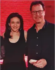  ?? ?? Power: Sandberg with Nick Clegg. Right: With fiance Tom Bernthal